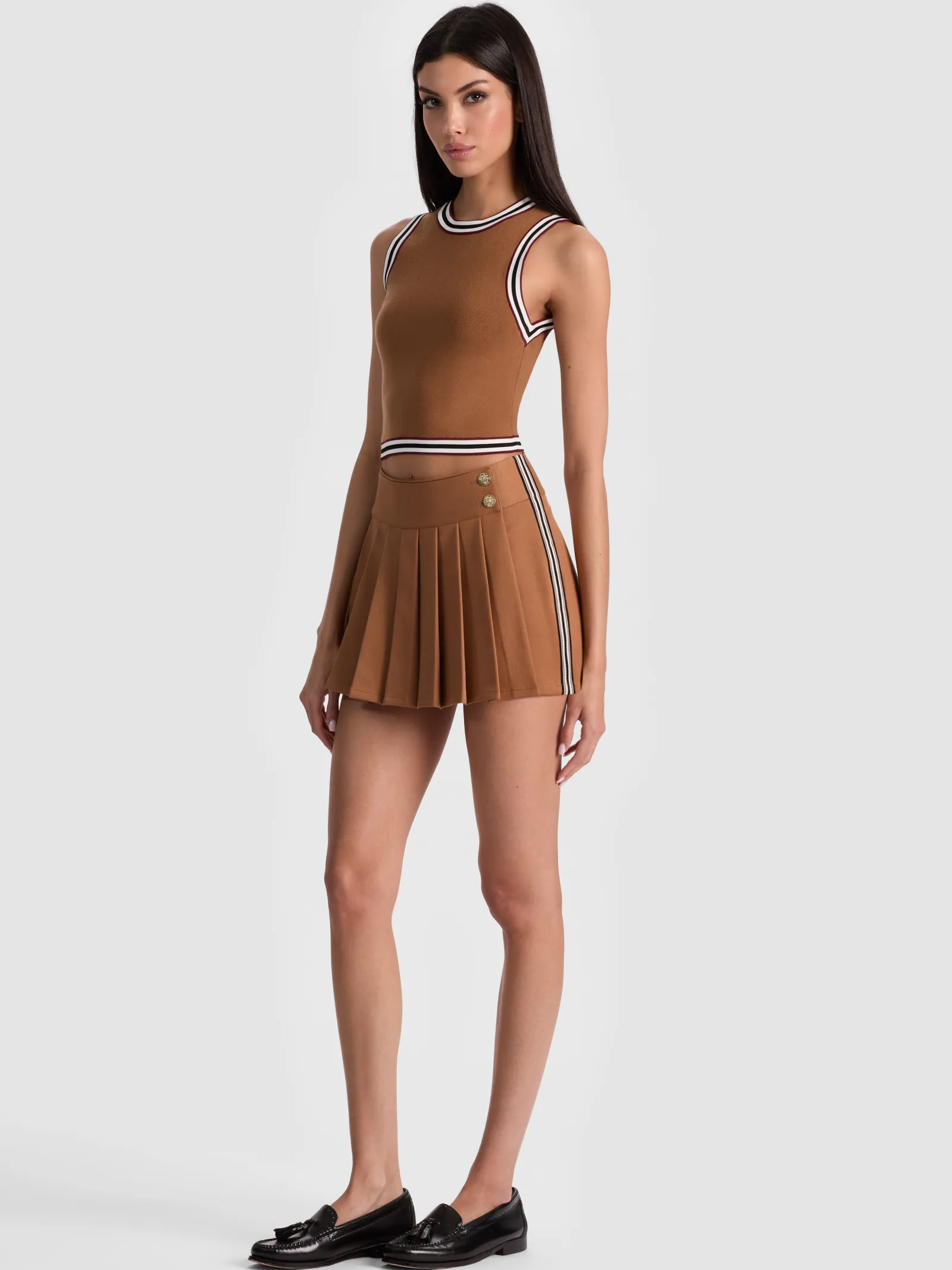 Alice and Olivia MINI*NOAH SKORT WITH SIDE STRIPE