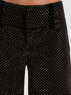 Alice and Olivia WIDE LEG*OLIVIA EMBELLISHED WIDE LEG PANT