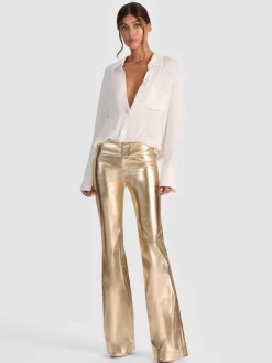 Alice and Olivia VEGAN*OLIVIA VEGAN BOOTCUT PANT