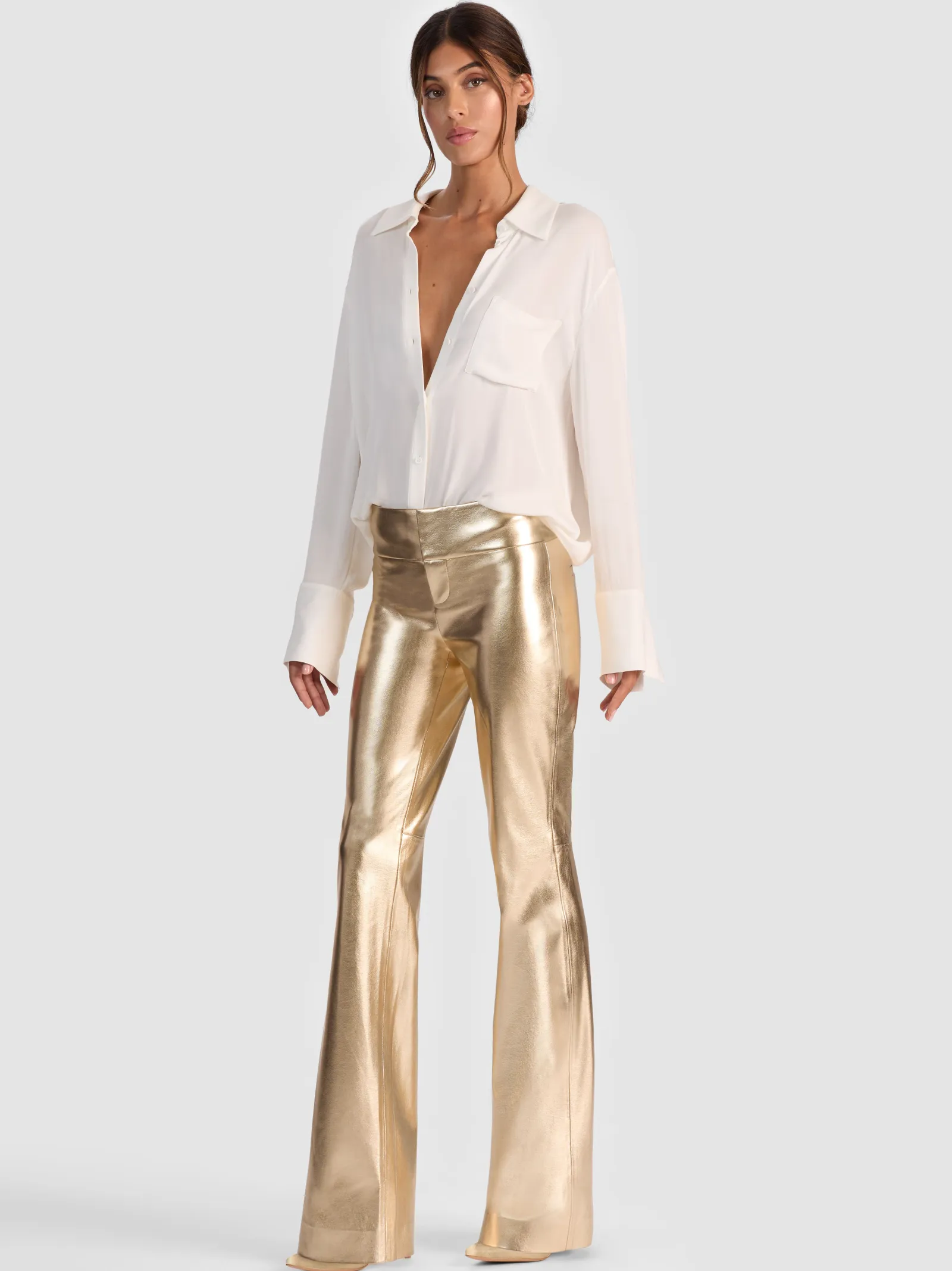 Alice and Olivia VEGAN*OLIVIA VEGAN BOOTCUT PANT