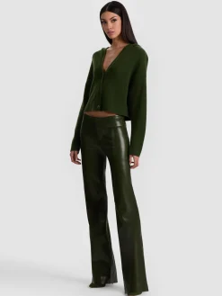 Alice and Olivia VEGAN*OLIVIA VEGAN BOOTCUT PANT