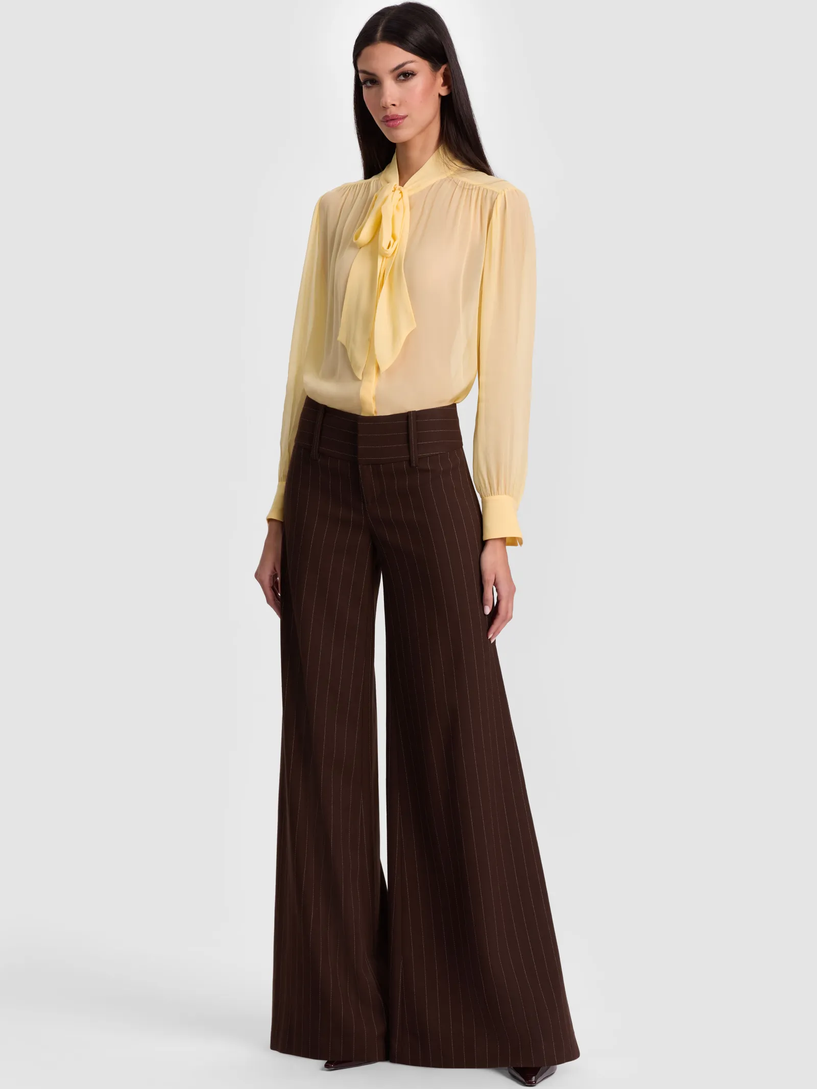 Alice and Olivia WIDE LEG*OLIVIA WIDE LEG PANT