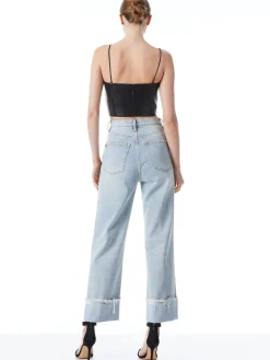 Alice and Olivia CROP TOPS*PEARLE VEGAN BUSTIER