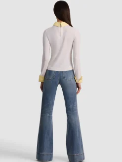 Alice and Olivia PULLOVERS*PORLA COLLARED SWEATER