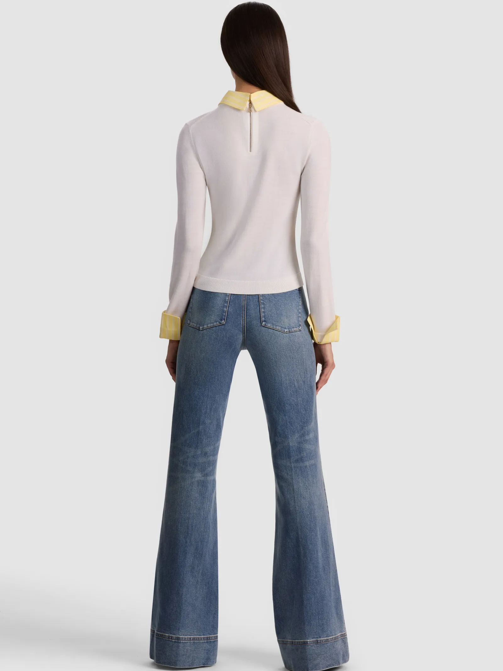 Alice and Olivia PULLOVERS*PORLA COLLARED SWEATER