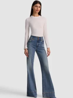 Alice and Olivia PULLOVERS*PORLA COLLARED SWEATER