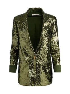 Alice and Olivia BLAZERS*QUINCY SEQUIN BLAZER