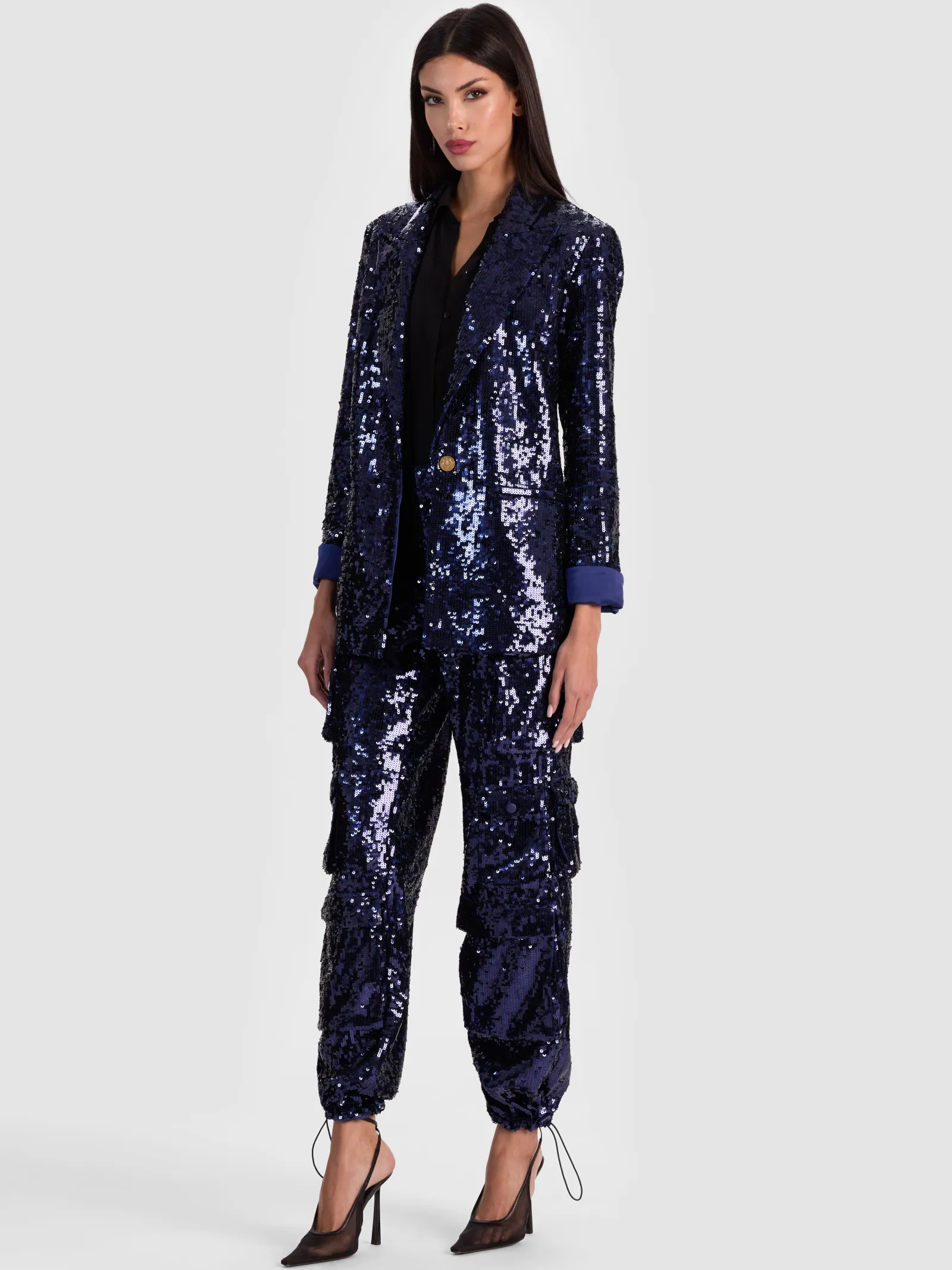 Alice and Olivia BLAZERS*QUINCY SEQUIN BLAZER