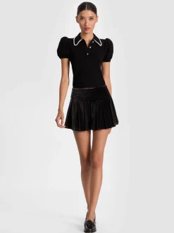 Alice and Olivia PULLOVERS*RAMONA EMBELLISHED POLO
