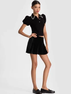 Alice and Olivia PULLOVERS*RAMONA EMBELLISHED POLO