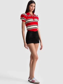 Alice and Olivia PULLOVERS*RAMONA STRIPED PULLOVER