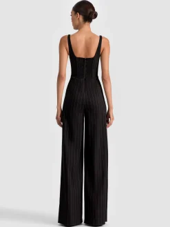 Alice and Olivia JUMPSUITS + ROMPERS*REBECCA TAILORED VEST JUMPSUIT