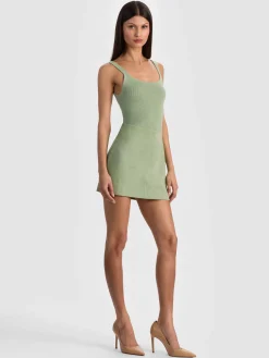 Alice and Olivia MINI*RILEY SUEDE MINI SKIRT