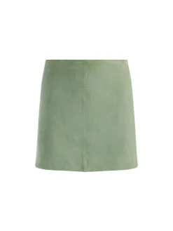 Alice and Olivia MINI*RILEY SUEDE MINI SKIRT