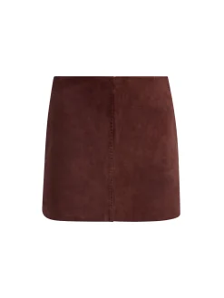 Alice and Olivia MINI*RILEY SUEDE MINI SKIRT