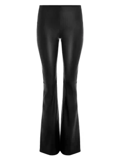 Alice and Olivia LEATHER AND SUEDE*RMP LEATHER PANT