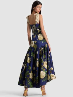 Alice and Olivia MIDI*ROSALEE MIDI DRESS