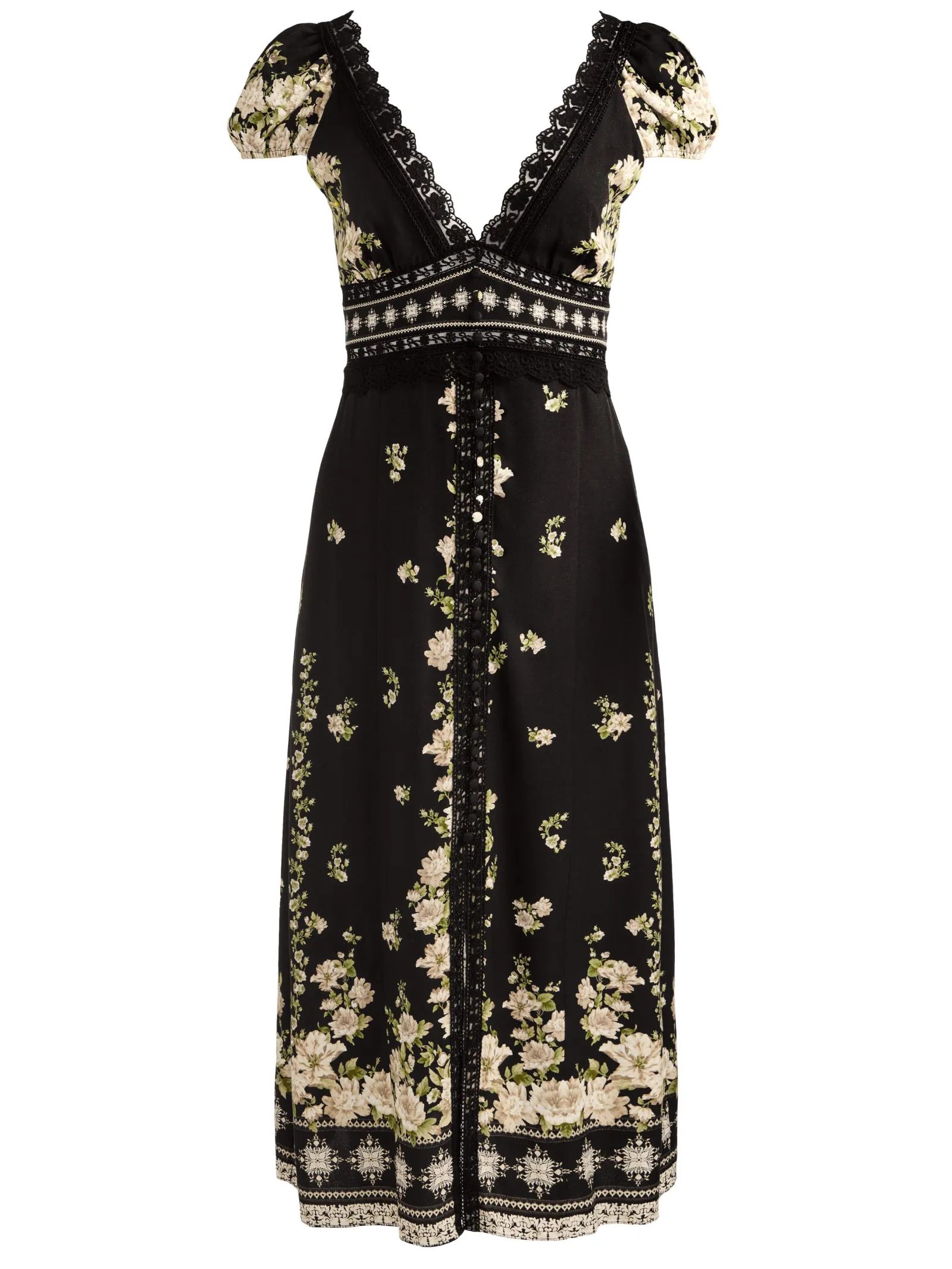 Alice and Olivia MIDI*ROSE MIDI DRESS