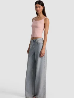 Alice and Olivia TANKS*SHANA RIBBED TANK