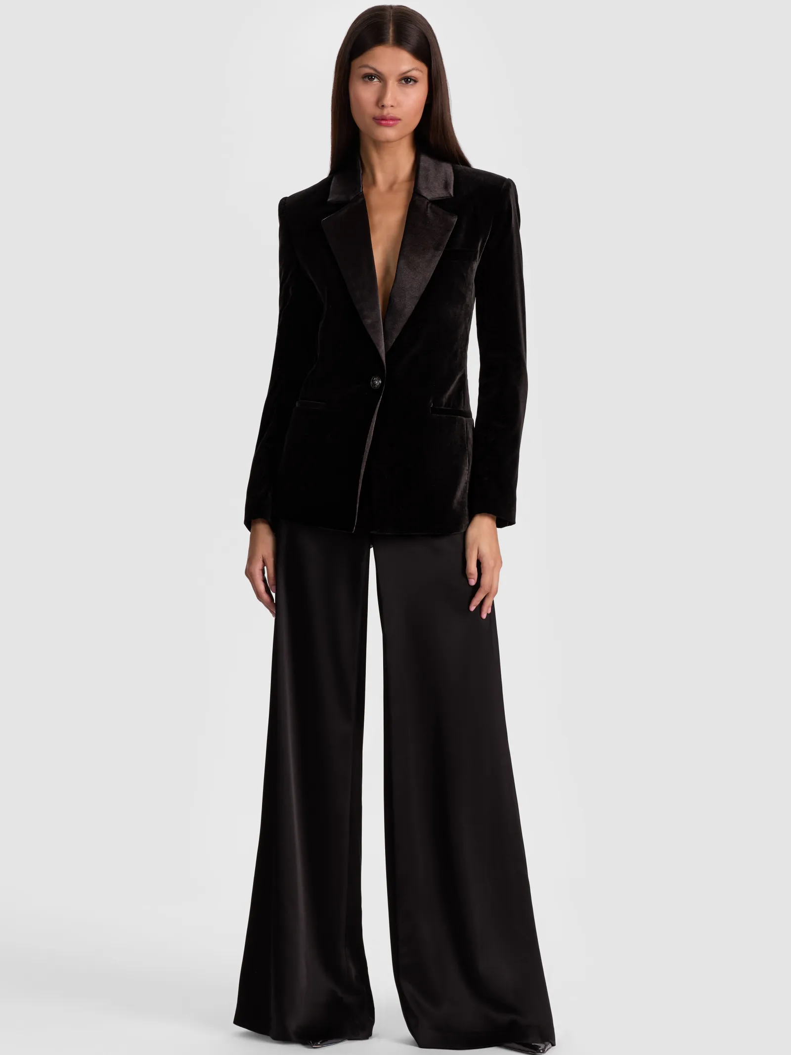 Alice and Olivia BLAZERS*SILAS VELVET BLAZER