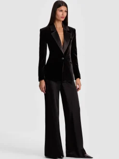 Alice and Olivia BLAZERS*SILAS VELVET BLAZER
