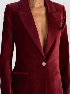 Alice and Olivia BLAZERS*SILAS VELVET BLAZER