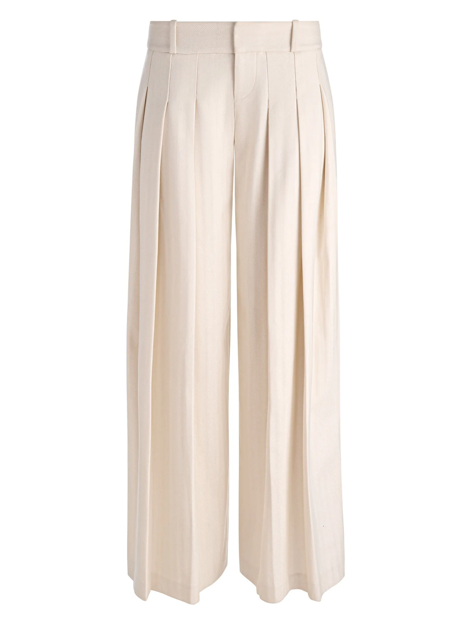 Alice and Olivia WIDE LEG*SIMON PLEATED TROUSER