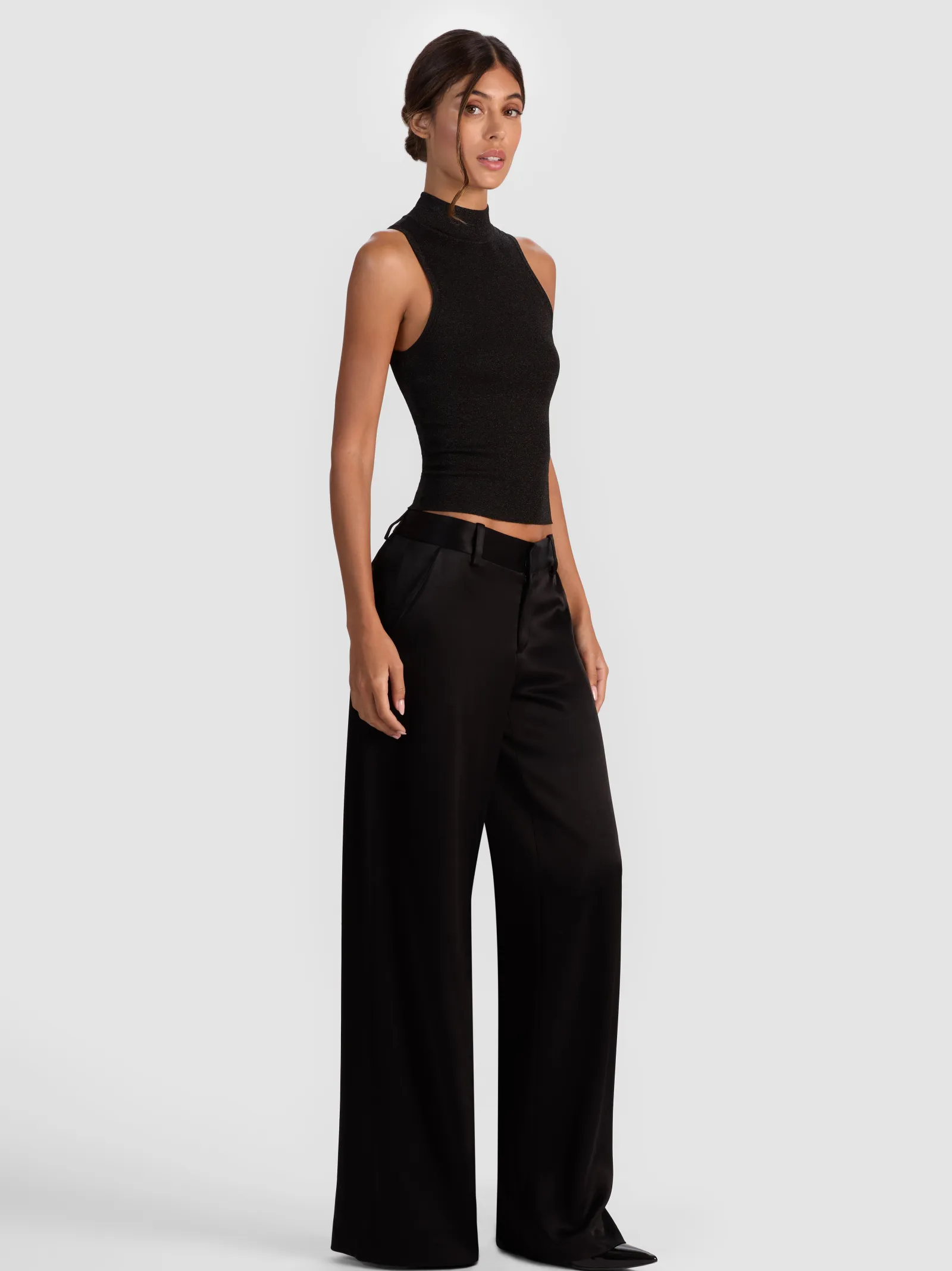 Alice and Olivia WIDE LEG*STU BAGGY PANT