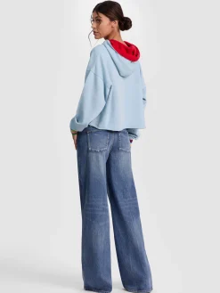Alice and Olivia PULLOVERS*SUNNY CROPPED HOODIE