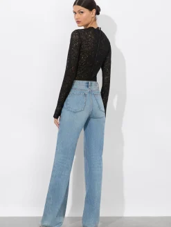Alice and Olivia BODYSUITS*TAEYN LACE BODYSUIT