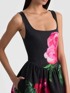 Alice and Olivia MAXI*TARRIE MAXI DRESS