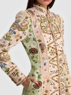 Alice and Olivia COATS*THOMAS EMBELLISHED COAT