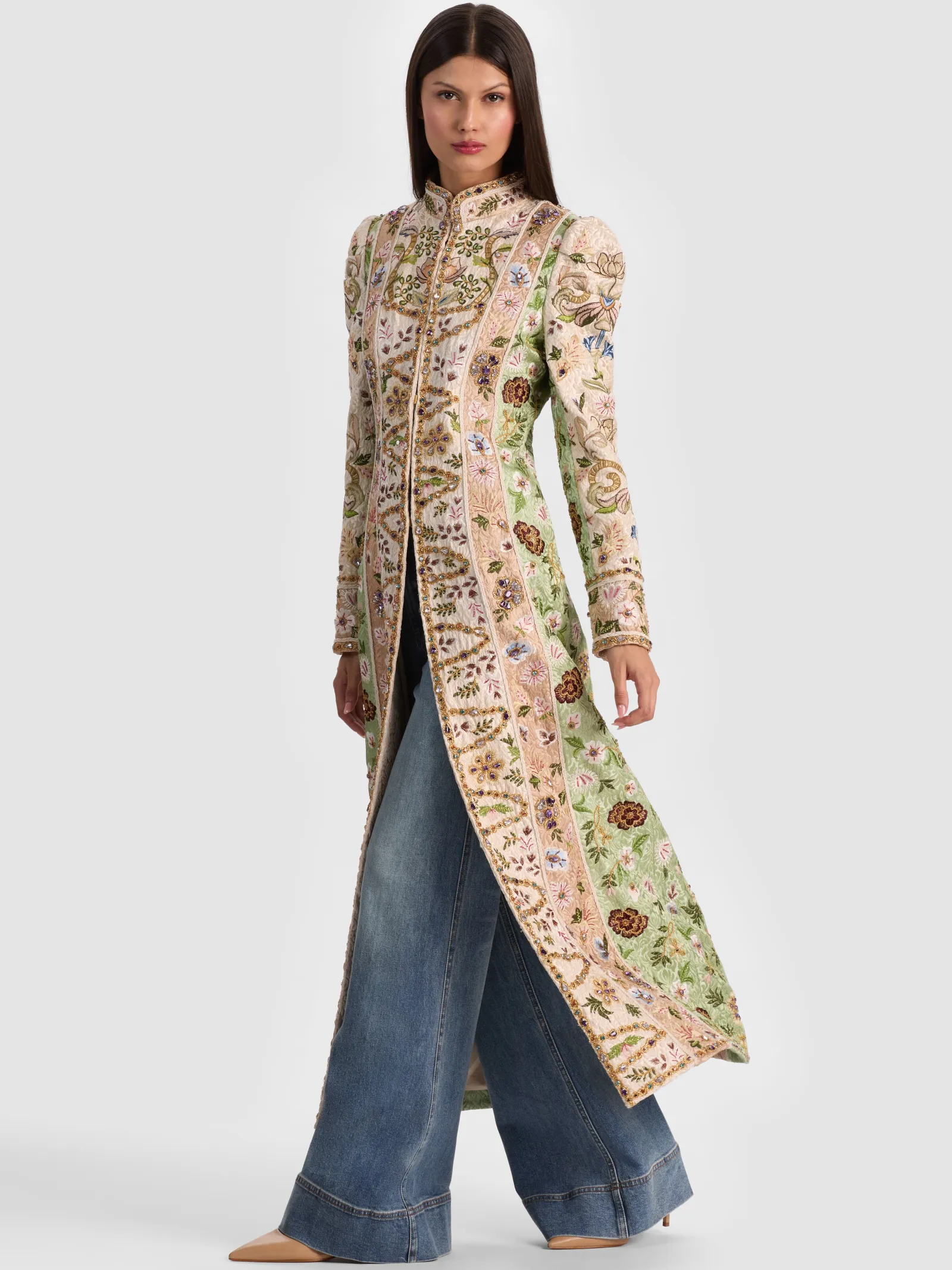 Alice and Olivia COATS*THOMAS EMBELLISHED COAT