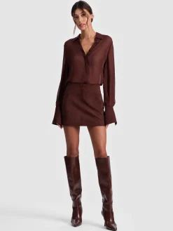 Alice and Olivia BLOUSES*TURNER BUTTON DOWN
