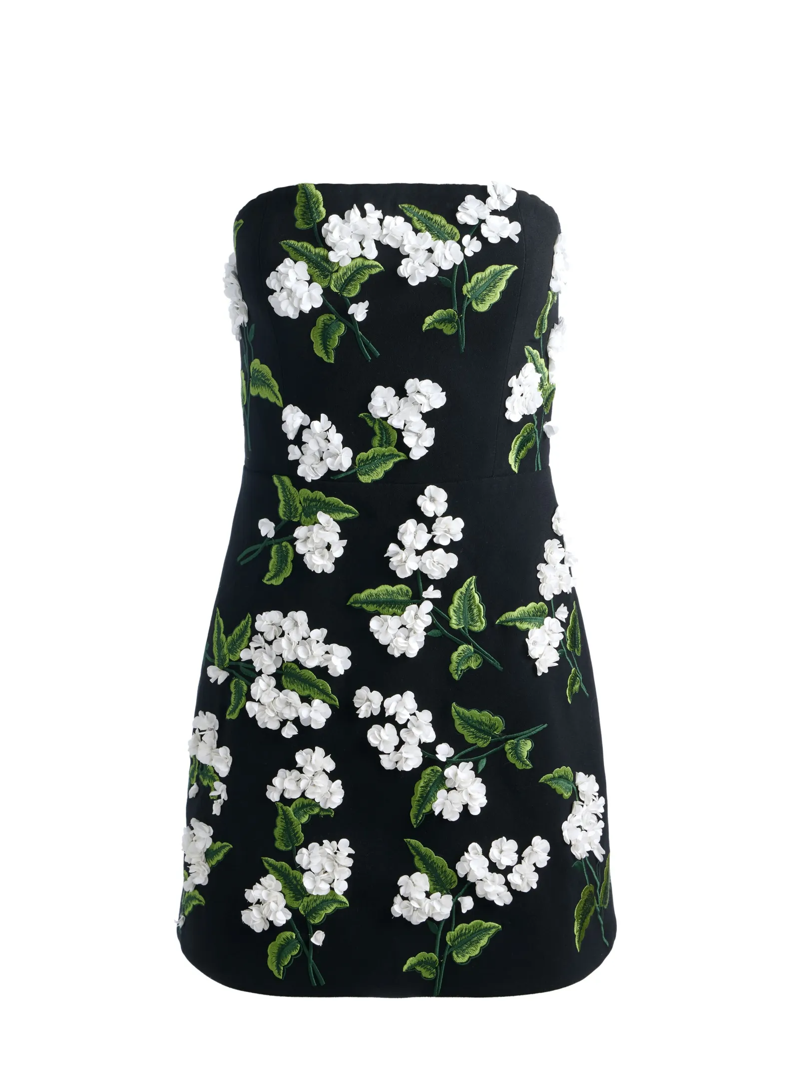 Alice and Olivia MINI*VELIA EMBELLISHED MINI GOWN