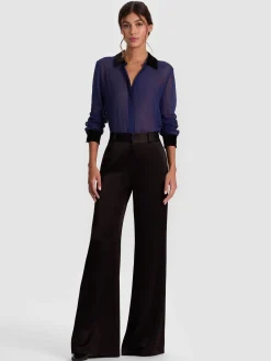 Alice and Olivia BLOUSES*WILLA COMBO BLOUSE