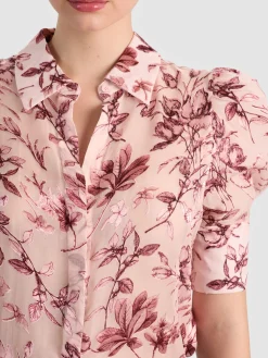 Alice and Olivia BLOUSES*WILLA PUFF SLEEVE BLOUSE