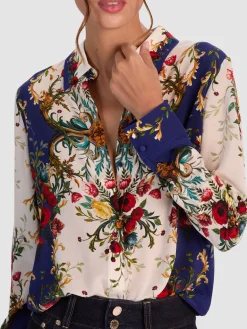Alice and Olivia BLOUSES*WILLA SILK BLOUSE