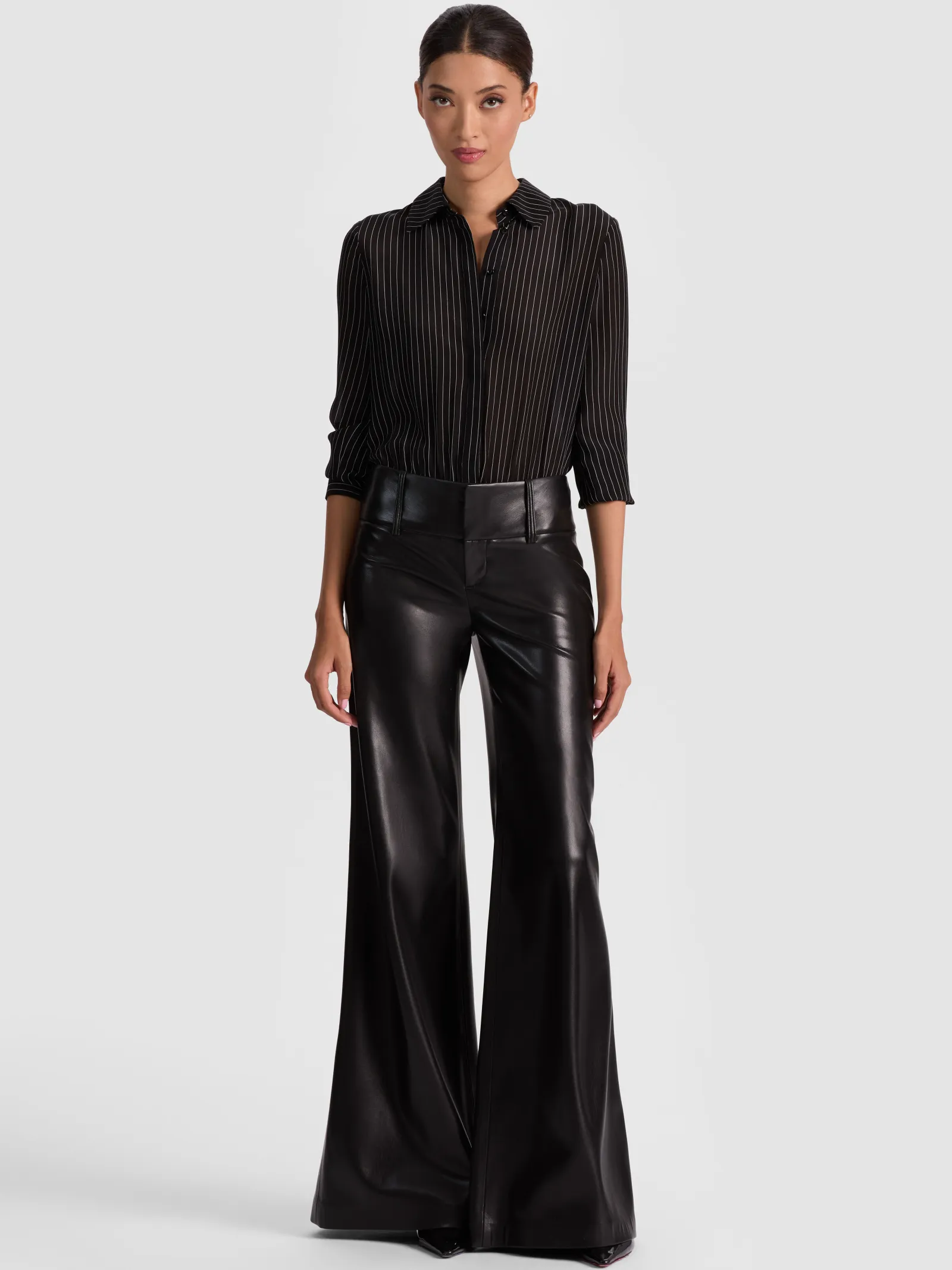 Alice and Olivia BODYSUITS*WILLA SILK BODYSUIT